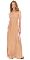 Staud Araya Maxi Dress In Rose Gold