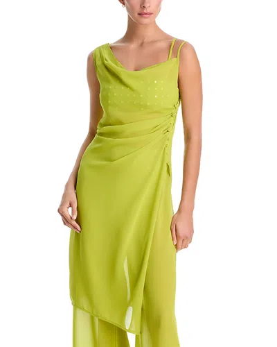 Staud Astaire Top Swim Cover-up In Green