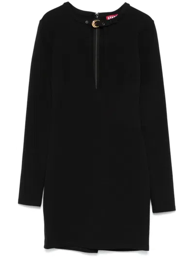Staud Astor Mini Dress In Black