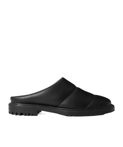 Staud Astro Flt Pmp Rtoe Mle Pdded Vegan In Black