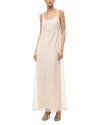 Staud Delfina Organic Cotton-blend Guipure Lace Maxi Dress In Pink