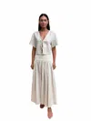 Staud Ava Linen Top In Natural In Neutral