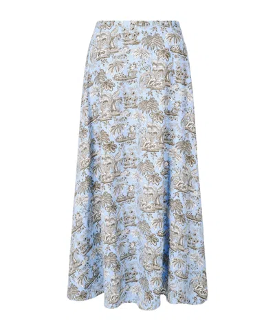 Staud Axel Skirt In Multi