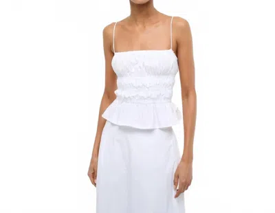 STAUD AYLA TOP IN WHITE