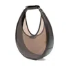 Staud Brown Moon Shoulder Bag In Brown