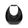 Staud Moon Magnetic Fastened Shoulder Bag In Black