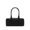 Staud Dude Small Leather Shoulder Bag In Black