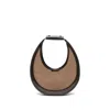 Staud Brown Moon Shoulder Bag In Brown