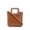 Staud Mini Shirley Tote In Brown