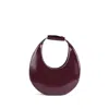 Staud Mini Moon Crescent Top-handle Shoulder Bag In Red