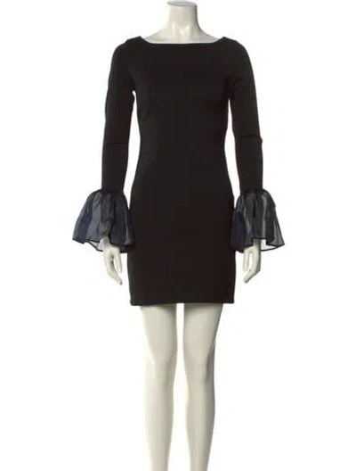 Pre-owned Staud Bateau Neckline Mini Dress