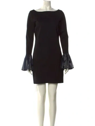 Pre-owned Staud Bateau Neckline Mini Dress