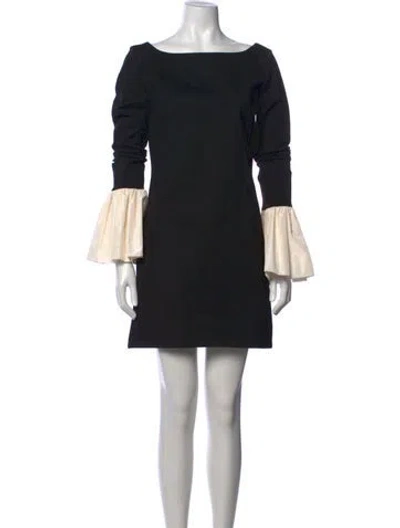 Pre-owned Staud Bateau Neckline Mini Dress W/ Tags