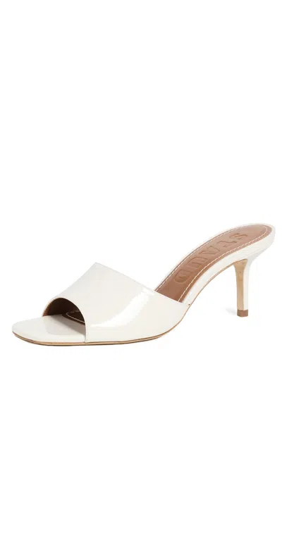 Staud Bea Mules Paper In White