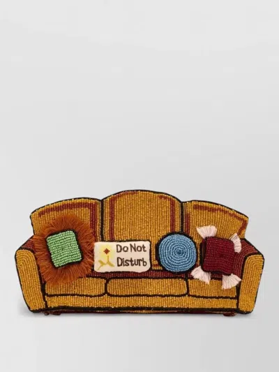 Staud Beaded Clutch Bag Sofa Inspired Design