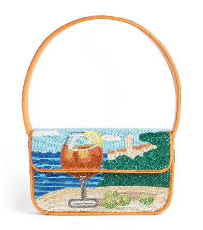 STAUD STAUD BEADED TOMMY SHOULDER BAG