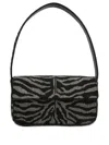 Staud Tommy Beaded Bag Shoulder Bag With All-over Beads In Black