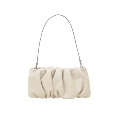 STAUD STAUD BEAN CONVERTIBLE HOBO BAG - CREAM - LEATHER