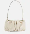 Staud Bean Convertible Leather Clutch Bag In Neutrals
