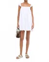 Staud Beau Dress In White In White