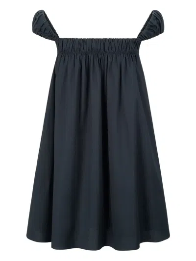 Staud Beau Mini Dress In Black