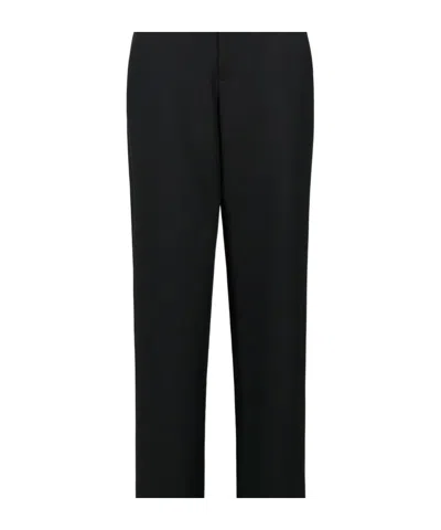 Staud Belt-loop Casual Pants In Black