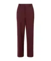 Staud Prince Suiting Tailored Trousers In Red