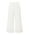 Staud Belt-loop Casual Pants In White