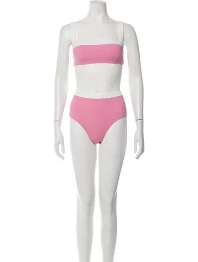 Pre-owned Staud Bikini In Pink