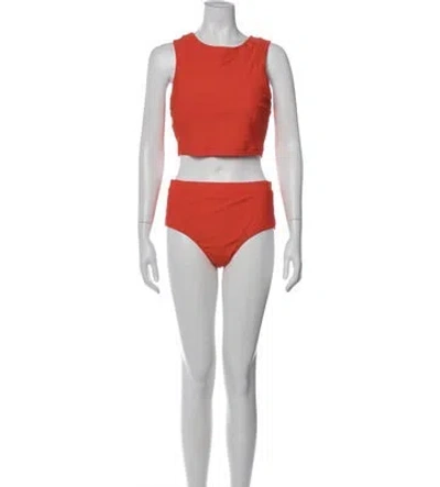Pre-owned Staud Bikini In Red