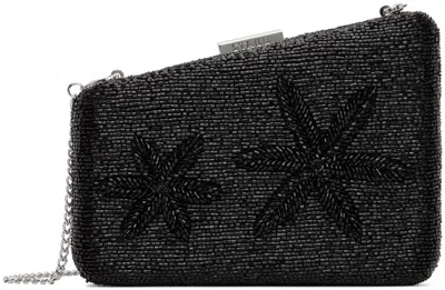 Staud Black Carmella Beaded Clutch In Bstr Black Starfish