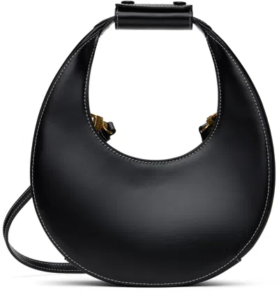 Staud Black Mini Moon Bag In Blk Black