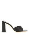 Staud Open-toe Slip-on Sandals In Black