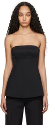 Staud Black Silvia Top In Blk Black