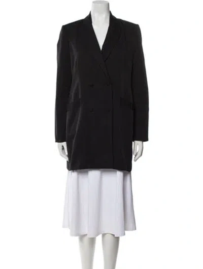 Pre-owned Staud Blazer In Black