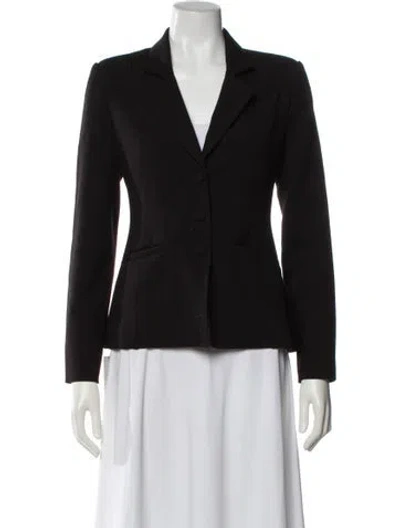 Pre-owned Staud Blazer In Black