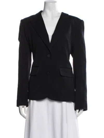 Pre-owned Staud Blazer In Black