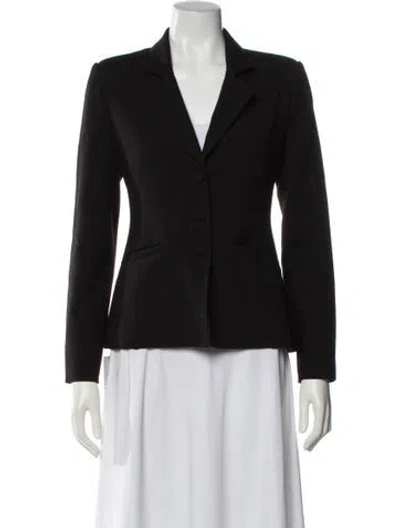 Pre-owned Staud Blazer In Black