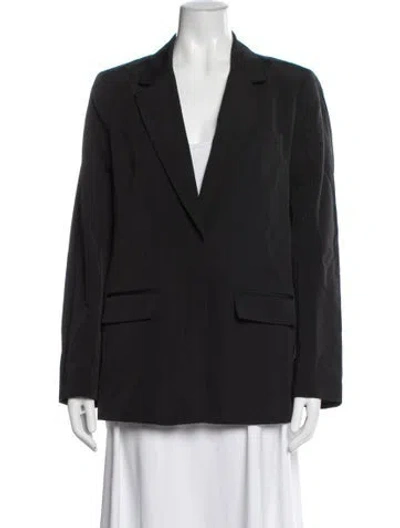 Pre-owned Staud Blazer In Black
