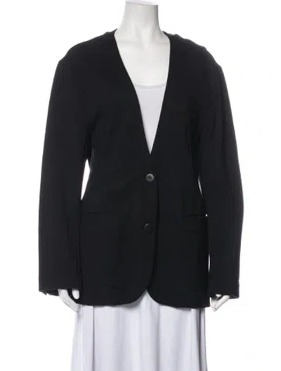 Pre-owned Staud Blazer In Black