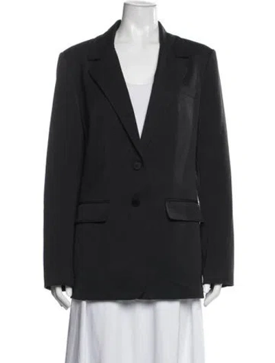 Pre-owned Staud Blazer In Black