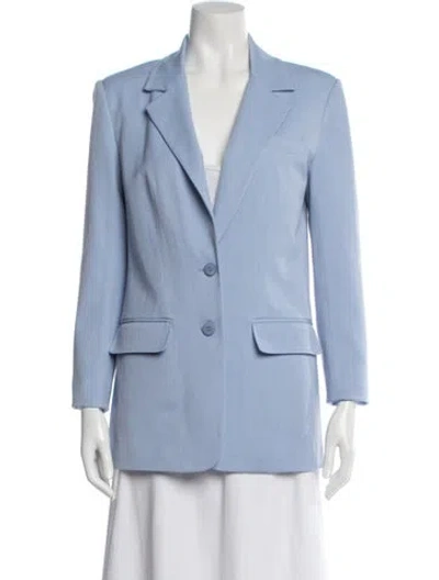 Pre-owned Staud Blazer In Blue