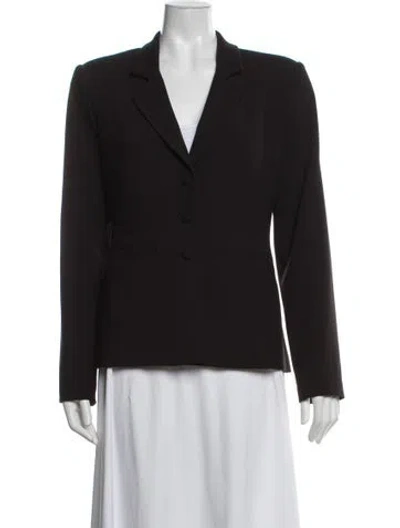 Pre-owned Staud Blazer In Brown