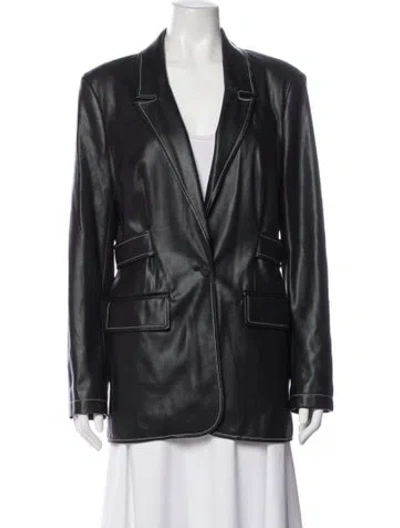 Pre-owned Staud Blazer In Gray