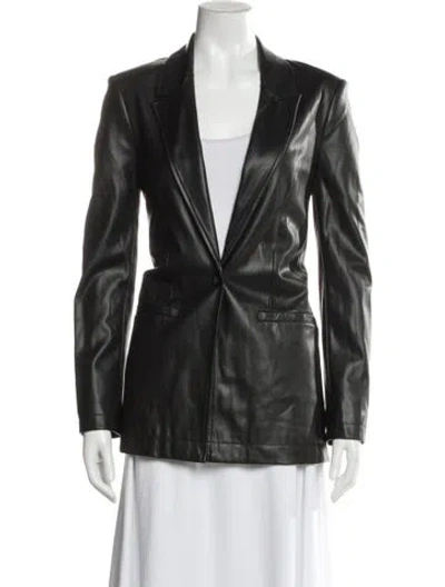 Pre-owned Staud Blazer In Gray