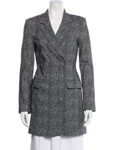 Pre-owned Staud Blazer In Gray