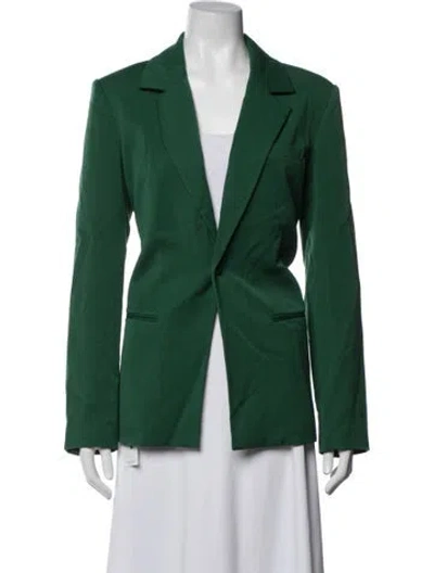 Pre-owned Staud Blazer In Green