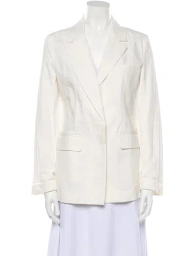 Pre-owned Staud Blazer In Neutral