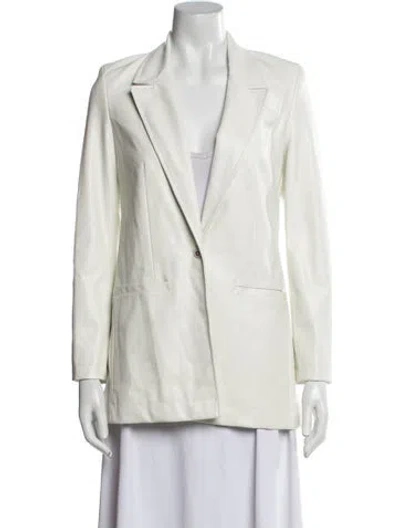 Pre-owned Staud Blazer In Neutral