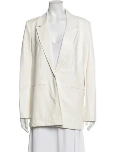 Pre-owned Staud Blazer In Neutrals